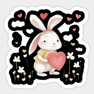 Sweet Bunny, Heart Sticker